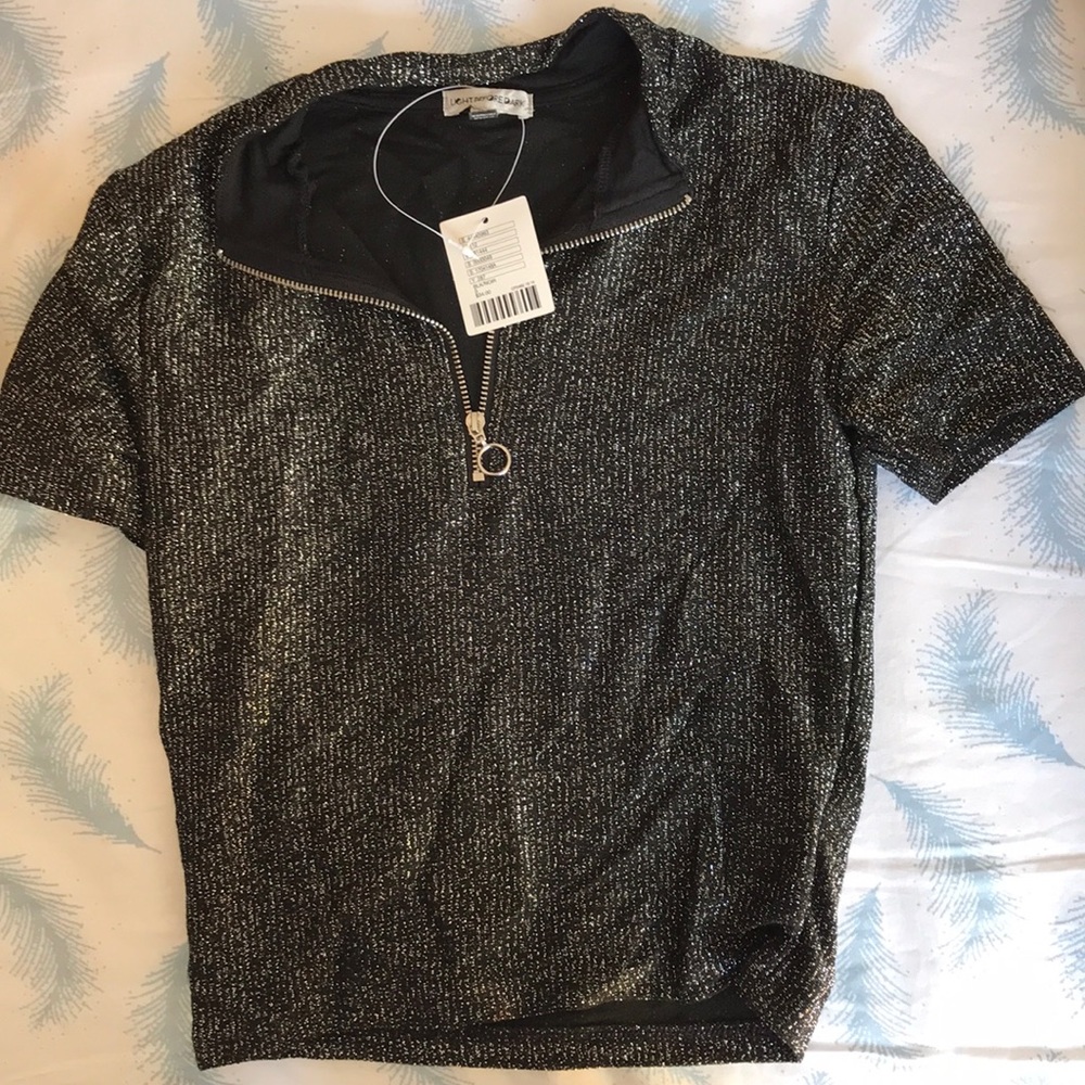 Urban Outfitters Zip up tee